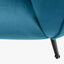 Lucca Sapphire Blue Velvet Chair with Gold Legs