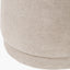 Sassari Taupe Teddy Fabric Cylinder Pouffe