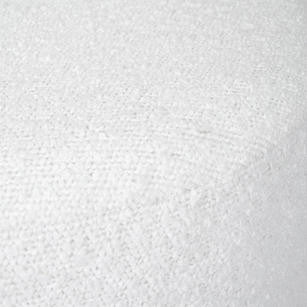 Sassari Bouclé Fabric Cylinder Pouffe