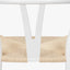 Quinn White Beech Wood and Natural Paper Rope Dining Chair