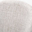 Turi Pebble Linen Mix and Black Metal Dining Chair