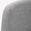 Alba Grey Linen Mix and Black Metal Carver Dining Chair