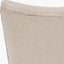 Sennori Taupe Teddy Fabric and Rubber Wood Occasional Chair