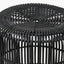 Black Rattan Core Stool
