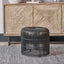 Black Rattan Core Stool