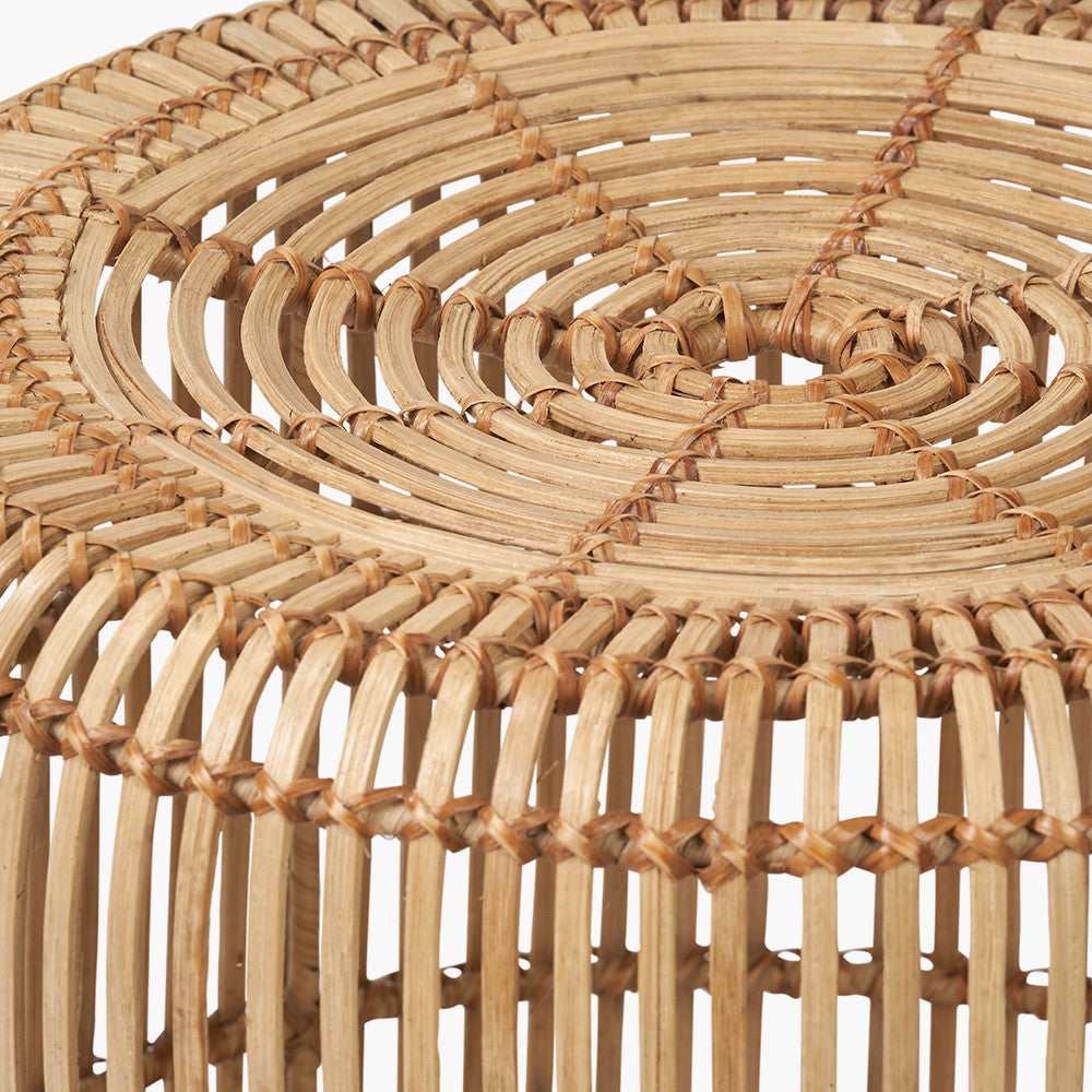Natural Rattan Core Stool