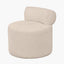 Assisi Taupe Teddy Fabric Modern Occasional Chair