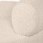 Assisi Taupe Teddy Fabric Modern Occasional Chair
