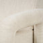 Ravello White Textured Fabric Armed Chair