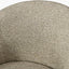 Kelsby Mocha Textured Marl Chenille and Black Metal Tub Bar Stool