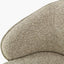 Kelsby Mocha Textured Marl Chenille and Black Metal Tub Bar Stool