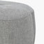 Carin Light Grey Chenille Ottoman