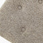 Else Mocha Textured Marl Chenille and Black Metal Buttoned Storage Ottoman