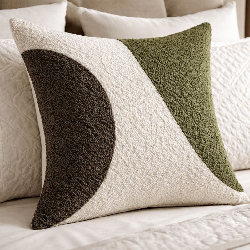 Malini Otto Olive Cushion