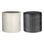 Kamal Dark Grey Marble Effect Cotton Jar