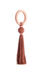 Ornament 14x62 cm YAVIZA terra+raffia light pink