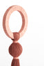 Ornament 14x62 cm YAVIZA terra+raffia light pink