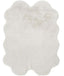 Luxury White Faux Fur Rug