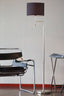 Floor lamp 25x140 cm MONTANA nickel satin with LED