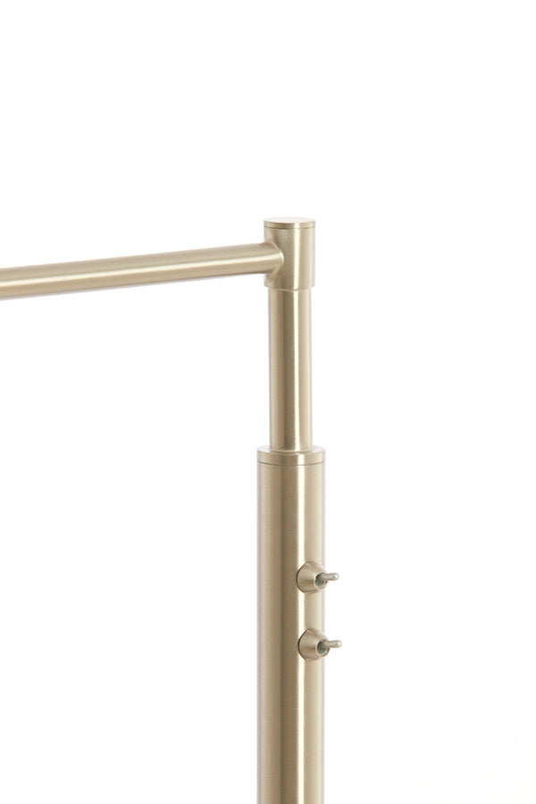 Floor lamp 25x140 cm MONTANA nickel satin with LED