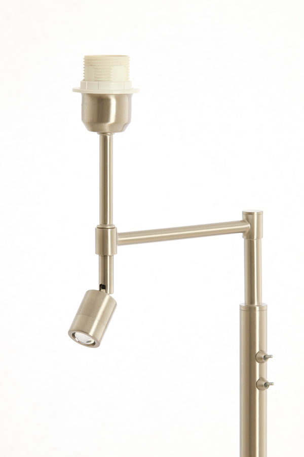 Floor lamp 25x140 cm MONTANA nickel satin with LED