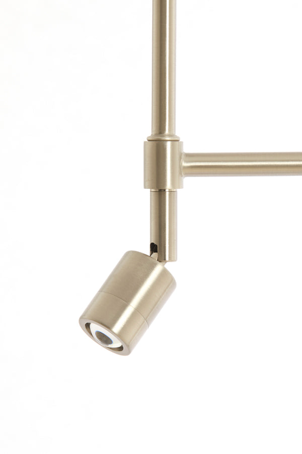 Floor lamp 25x140 cm MONTANA nickel satin with LED
