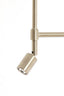 Floor lamp 25x140 cm MONTANA nickel satin with LED