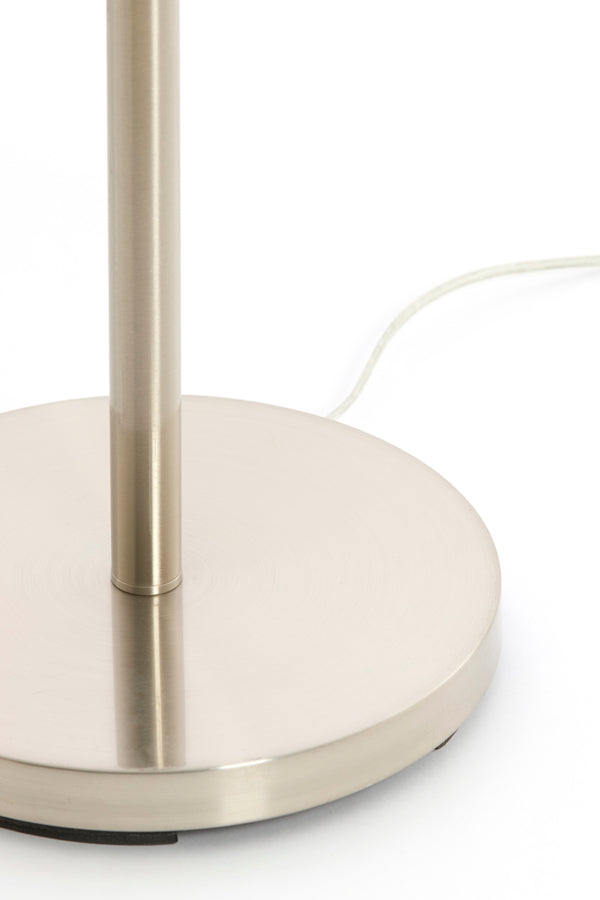 Floor lamp 25x140 cm MONTANA nickel satin with LED