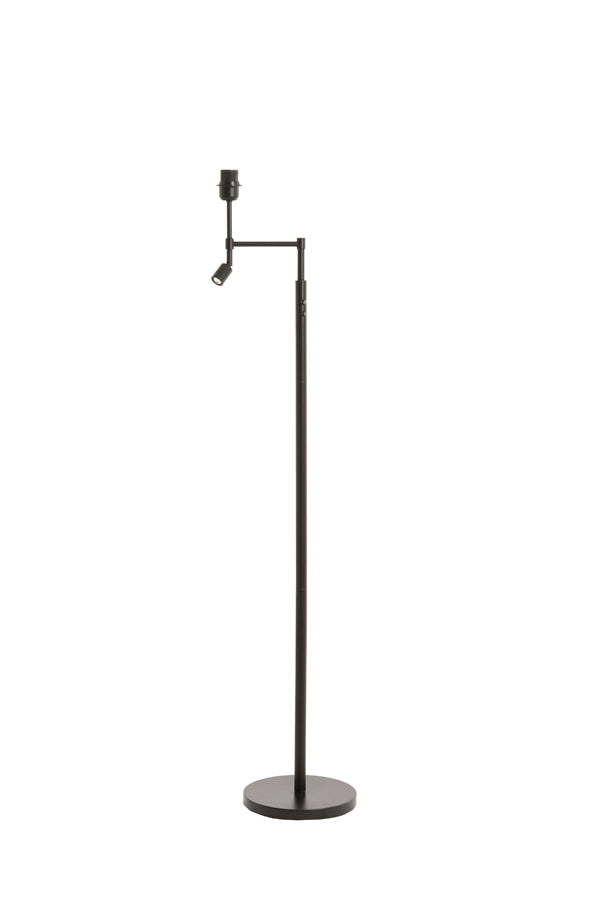 Floor lamp 25x140 cm MONTANA matt black with LED