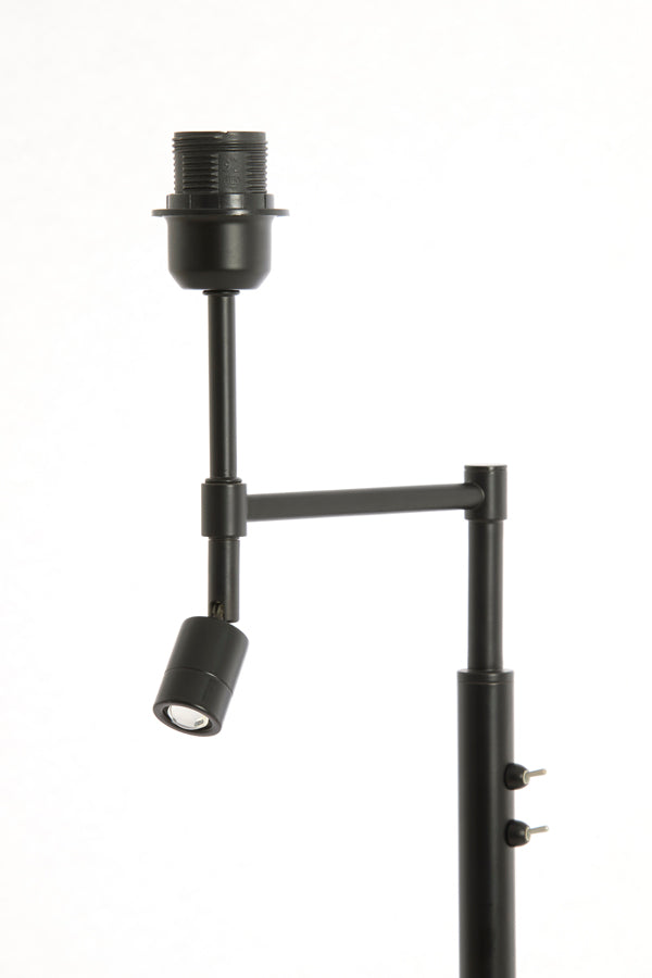 Floor lamp 25x140 cm MONTANA matt black with LED