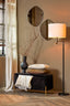 Floor lamp 25x140 cm MONTANA matt black with LED