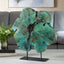 Bahati Mounted Wooden Sculpture in Blue