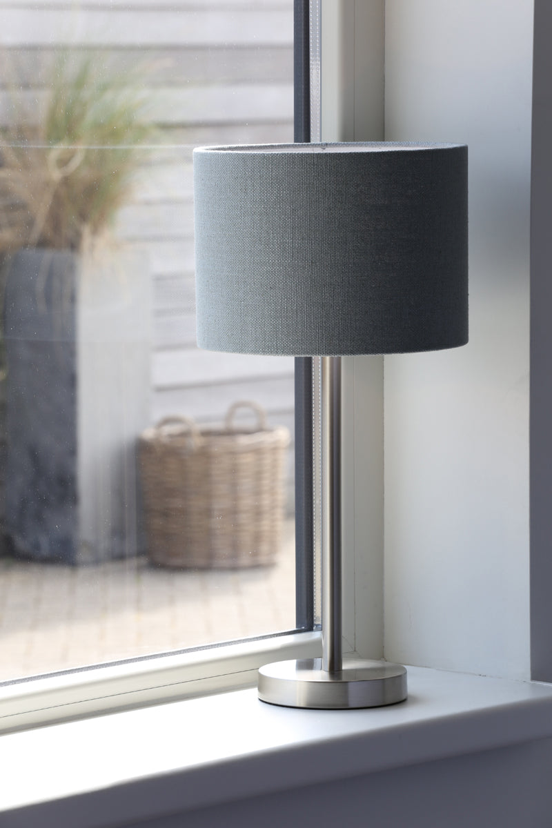 Lamp base 14x39,5 cm WASHINGTON nickel satin