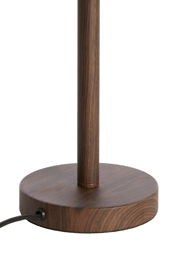 Lamp base 14x39,5 cm WASHINGTON wood print dark brown