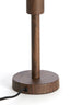 Lamp base 12x26 cm WASHINGTON wood print dark brown