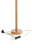 Lamp base 12x26 cm WASHINGTON wood print natural