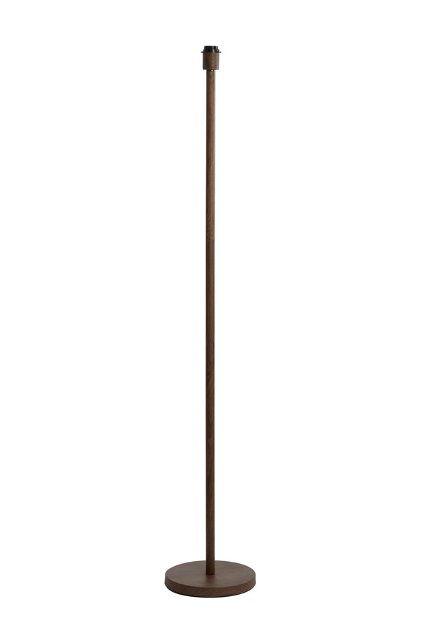 Floor lamp 25x148,5 cm WASHINGTON wood print dark brown