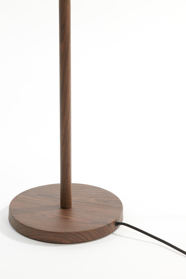 Floor lamp 25x148,5 cm WASHINGTON wood print dark brown