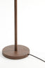 Floor lamp 25x148,5 cm WASHINGTON wood print dark brown