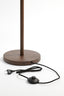 Floor lamp 25x148,5 cm WASHINGTON wood print dark brown