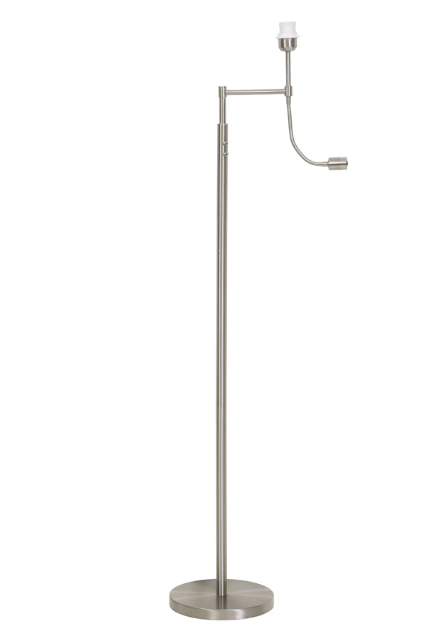 Floor lamp 25x138 cm CALGARY nickel satin+LED flex