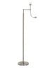 Floor lamp 25x138 cm CALGARY nickel satin+LED flex