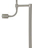 Floor lamp 25x138 cm CALGARY nickel satin+LED flex