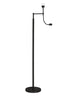 Floor lamp 25x138 cm CALGARY matt black with LED
