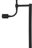 Floor lamp 25x138 cm CALGARY matt black with LED