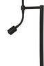 Floor lamp 25x138 cm CALGARY matt black with LED
