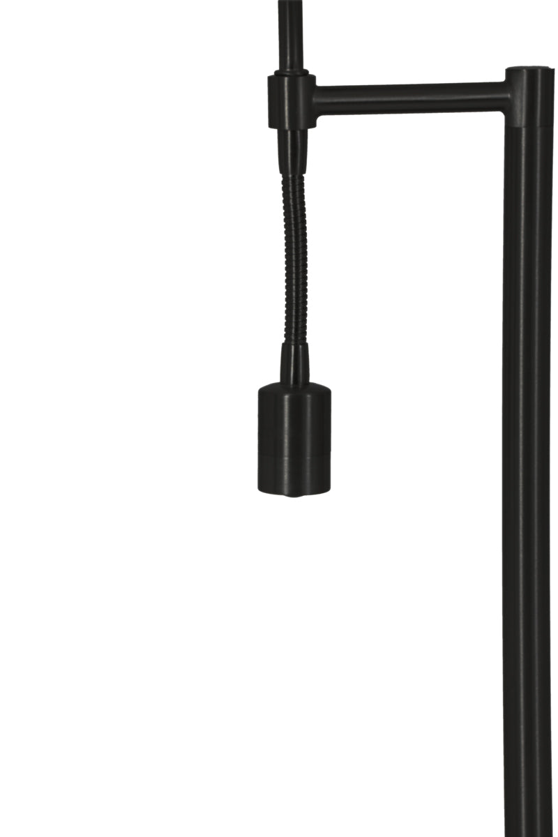 Floor lamp 25x138 cm CALGARY matt black with LED