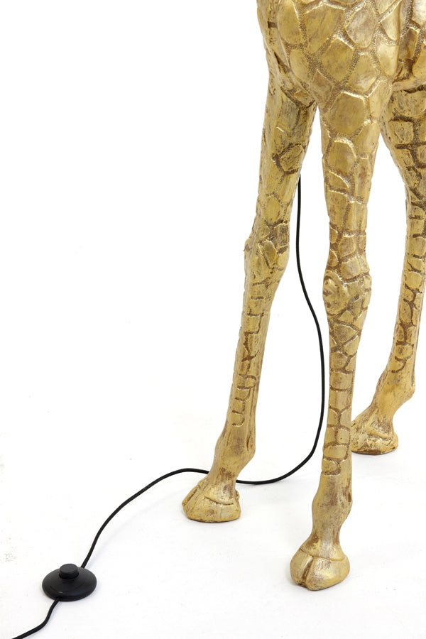 Floor lamp 44x33,5x184 cm GIRAFFE antique bronze