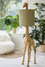 Floor lamp 44x33,5x184 cm GIRAFFE antique bronze
