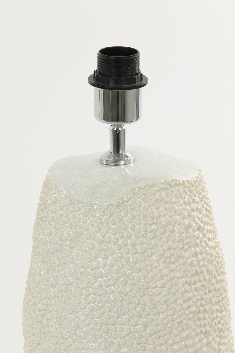 Lamp base 30,5x51,5 cm KYARA ceramics cream